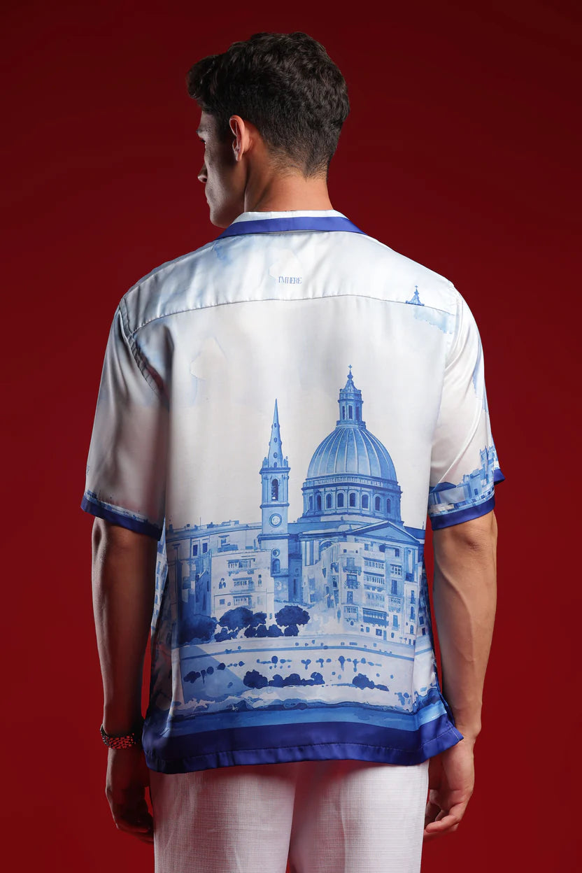 Amalfi Coast Italy Resort Printed Shirt