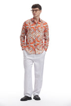 I'MHERE Essentials Orange Street full sleeve shirt