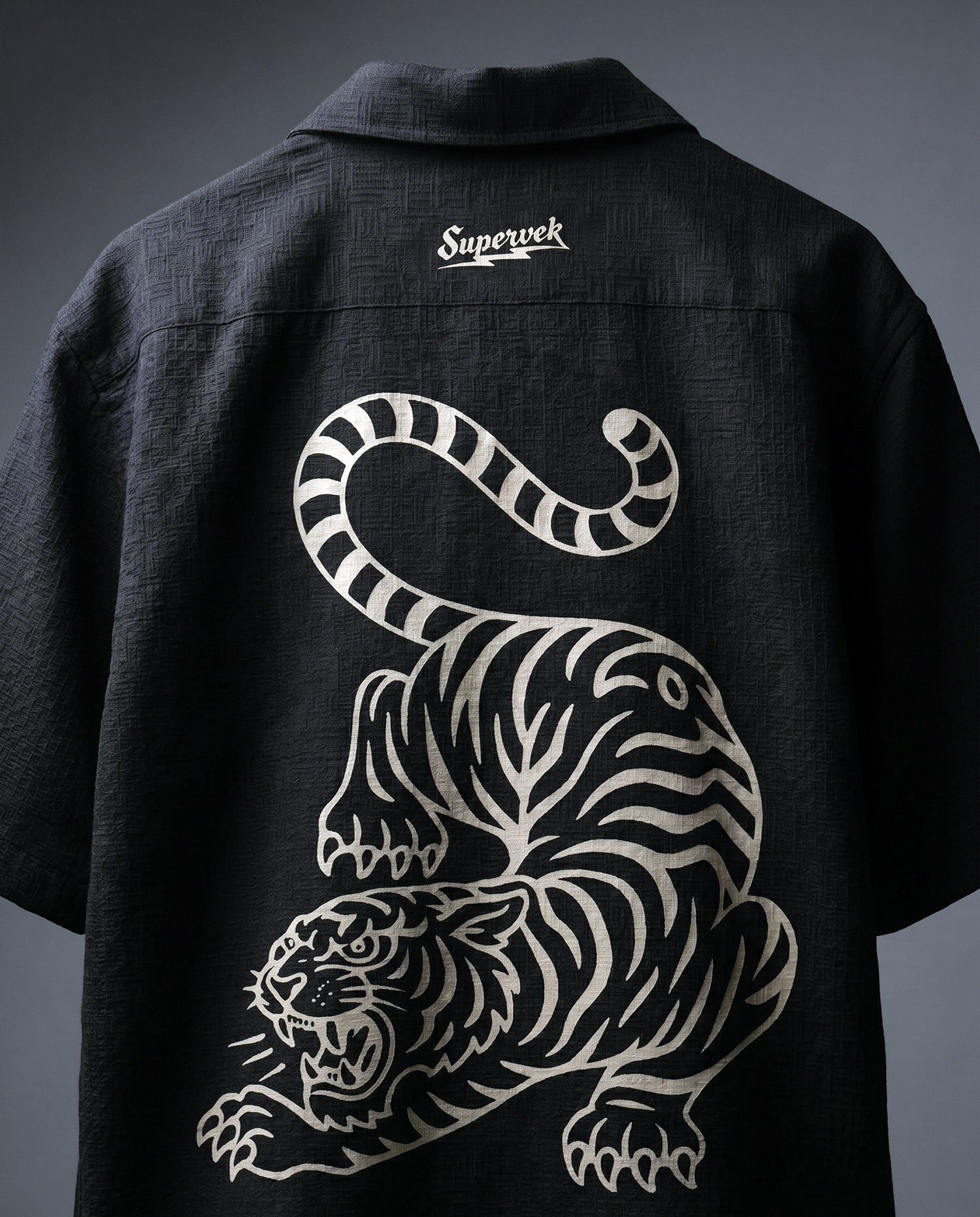 Black Tiger Fury Resort Shirt