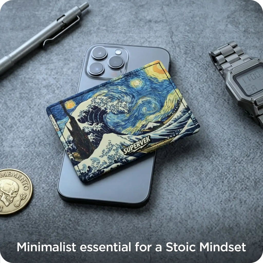 Starry Wave Card Holder