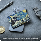 Starry Wave Card Holder