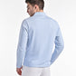 Mercerised Jacquard Full Sleeve Polo in Mykanos Blue