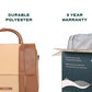 Urbix | Beige | Premium Laptop Messenger Bag