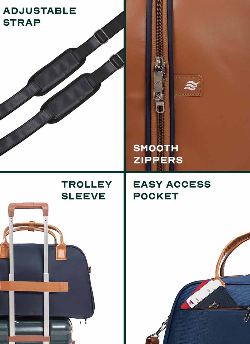 Verve | Blue |  Premium Duffle Bag