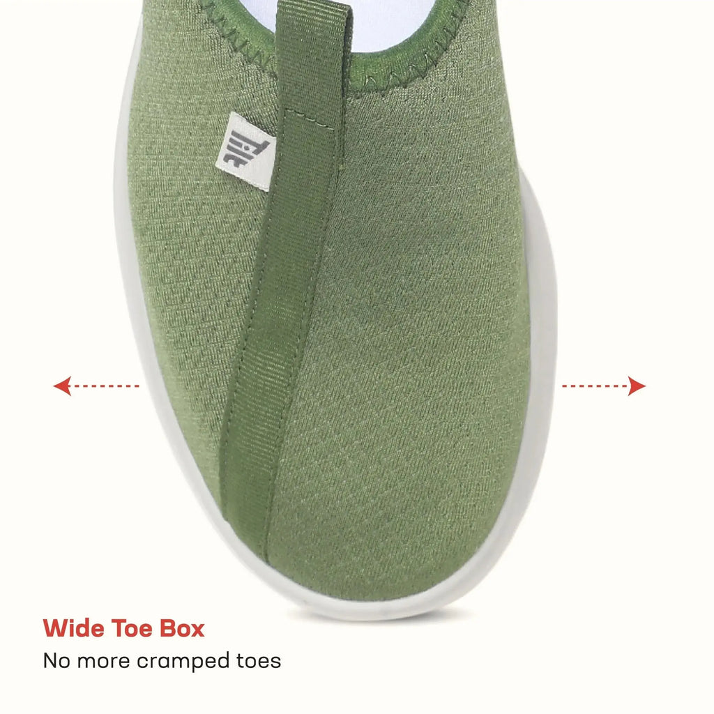 Men’s EZPlay Slip-On Olive Green Shoes Plaeto