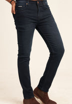Dark Blue Straight Fit Aachari