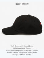 Thunder Dad Cap Black