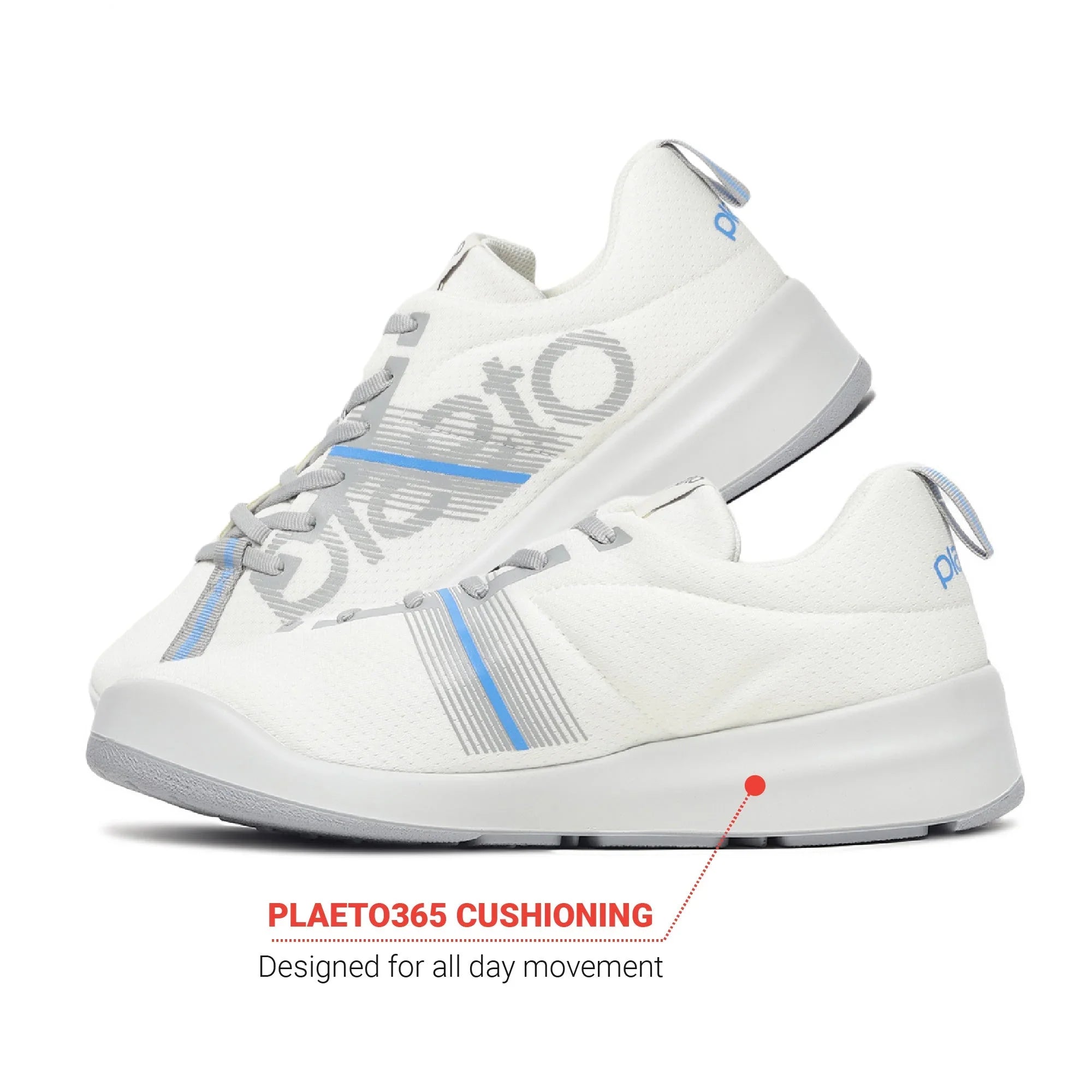 Men’s Slam 2.0 White Trainer Shoes