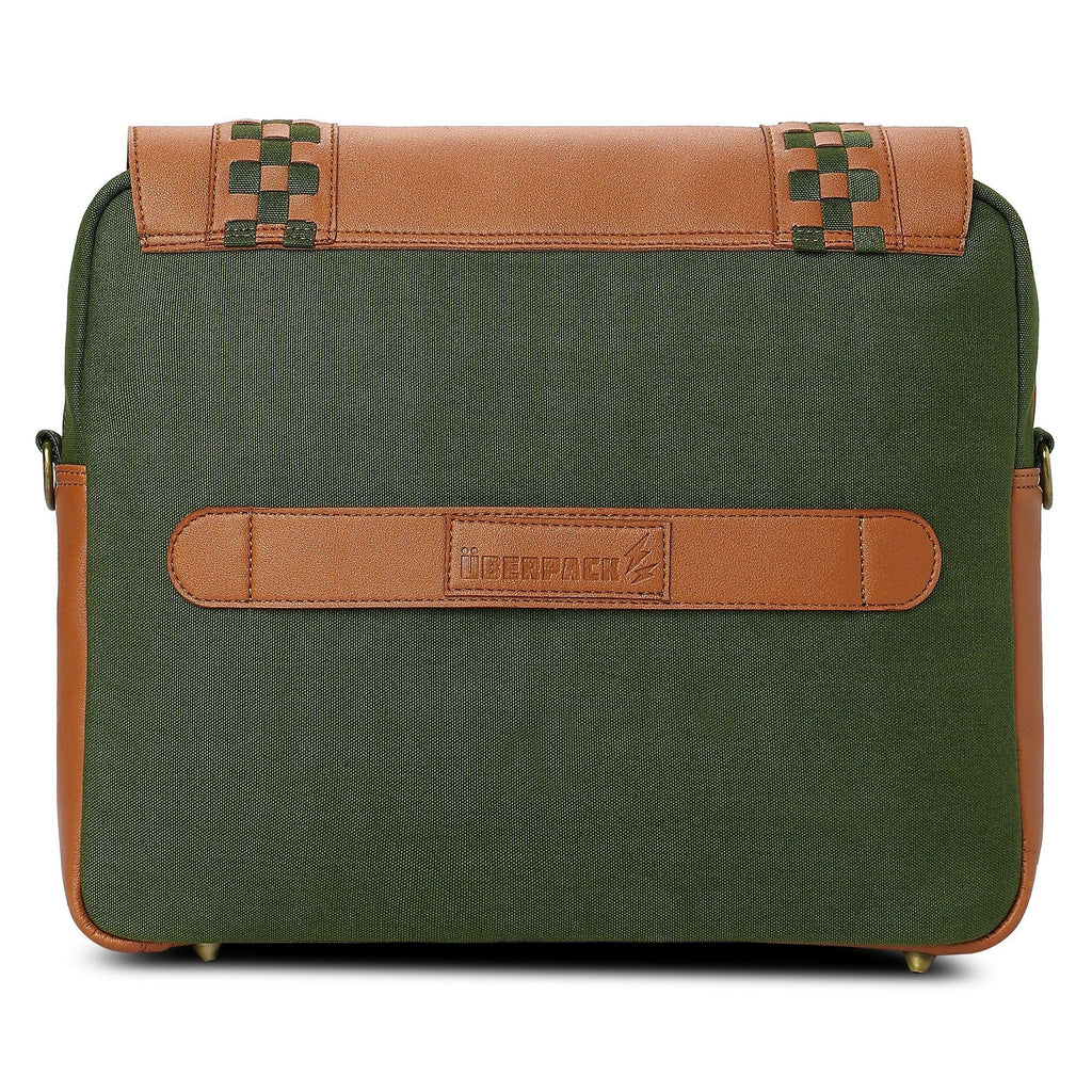 Soul Weave - Olive Green Meadow | Laptop Bag / Messenger Bag