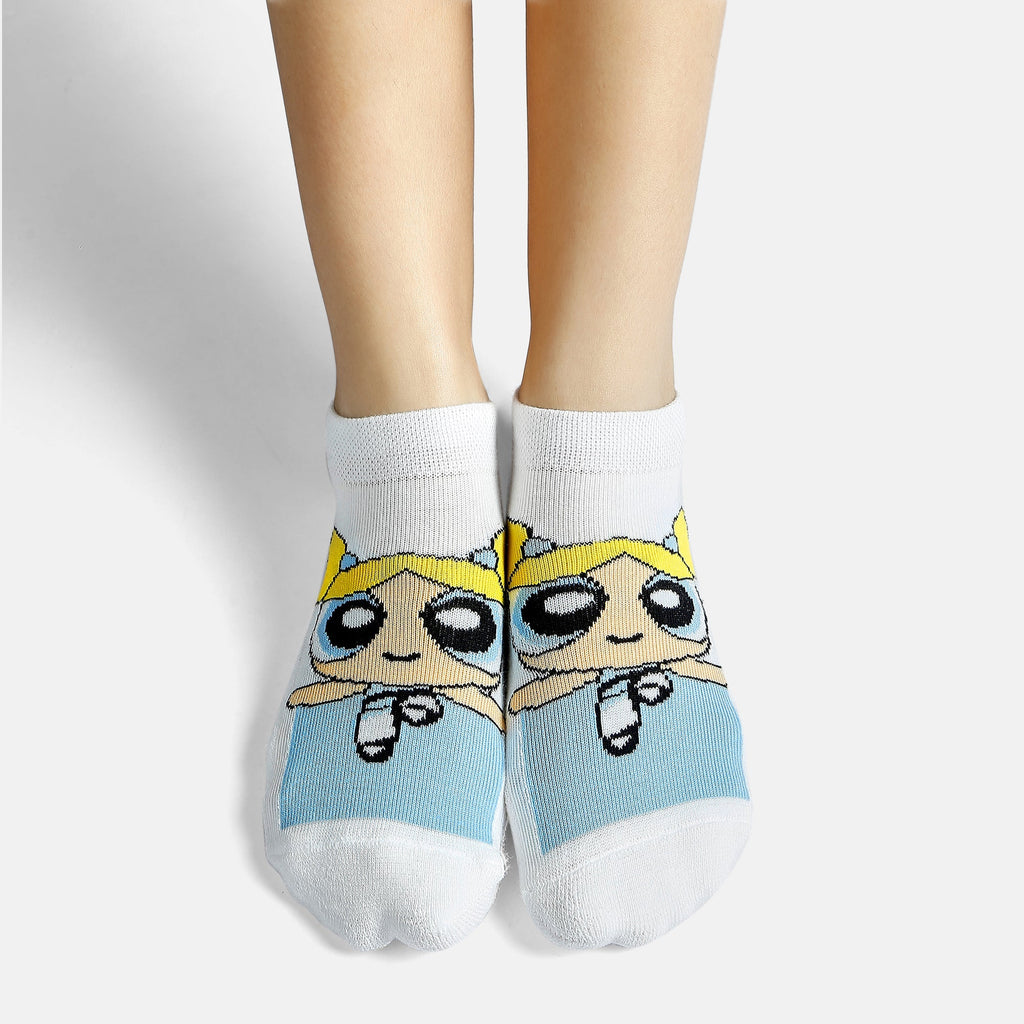 Women’s Powerpuff Girls Themed Ankle Socks SocksXpress