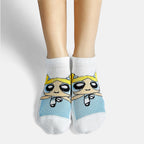 Women’s Powerpuff Girls Themed Ankle Socks SocksXpress