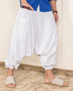 Aladdin Low Crotch Harem Pants House of Pure Eco