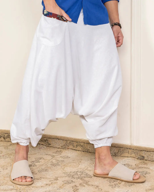 Aladdin Low Crotch Harem Pants House of Pure Eco