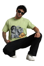 Green Dead End Oversized Printed T-shirt