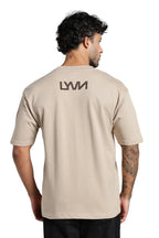 Brown Abstract Face T-Shirt