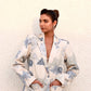 Thai Printed Blazer (as styled by Nancy tyagi at Cannes)