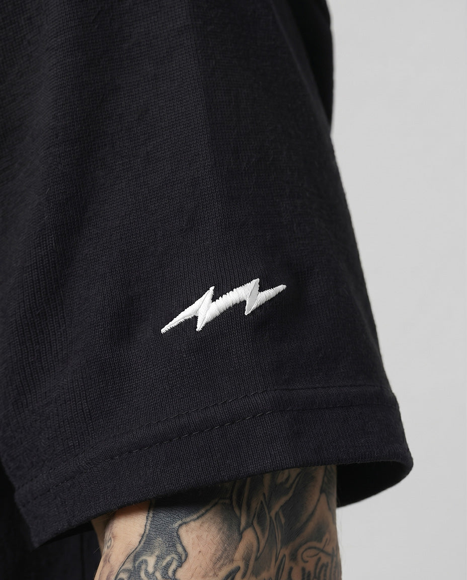 Supervek Black Oversized Tshirt