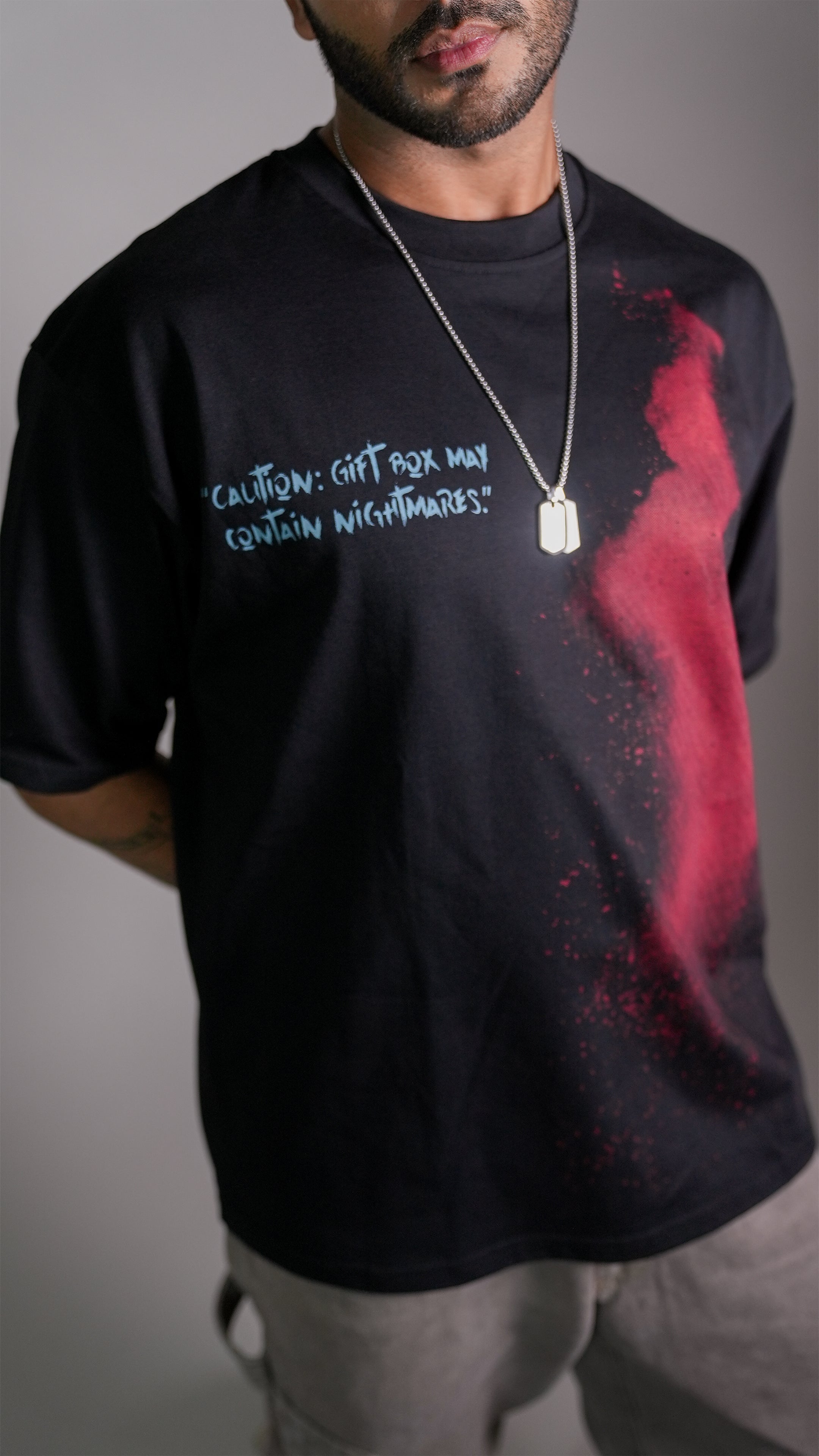 Dark Secret Black Men’S Oversized T-Shirt Rustlines