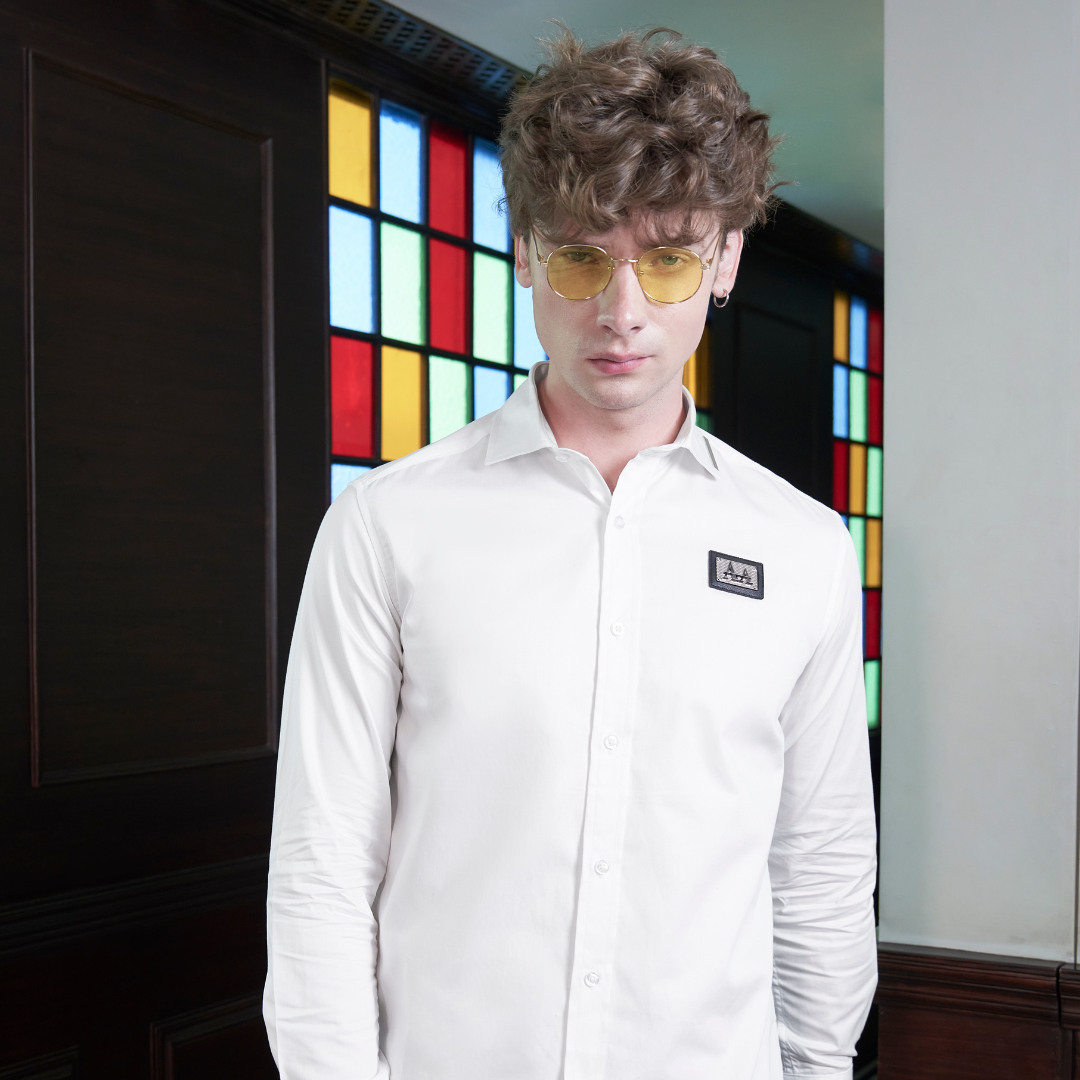 Signature  White Full Sleeves