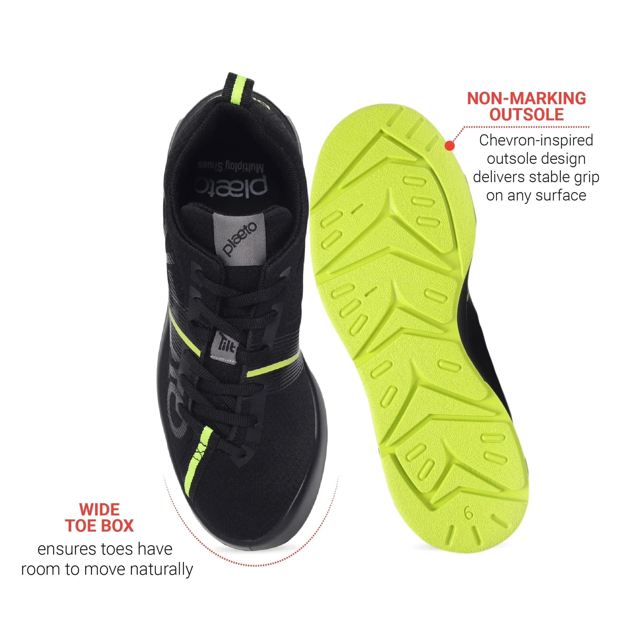 Men's Slam 2.0 Black Training Shoes