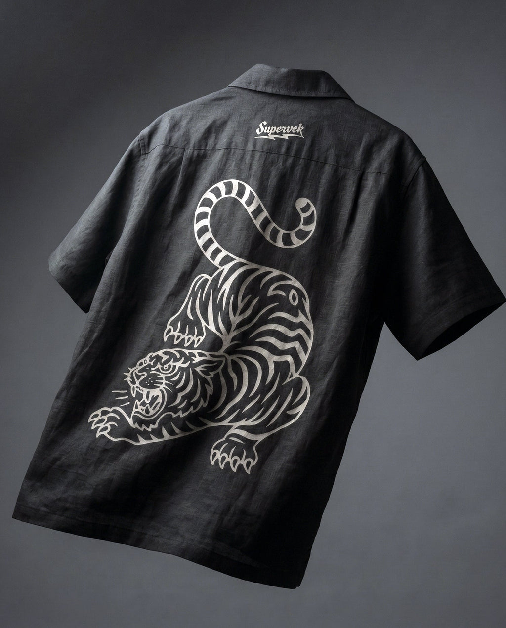 Black Tiger Fury Resort Shirt