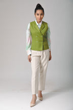 9AM to PM Waistcoat- Green