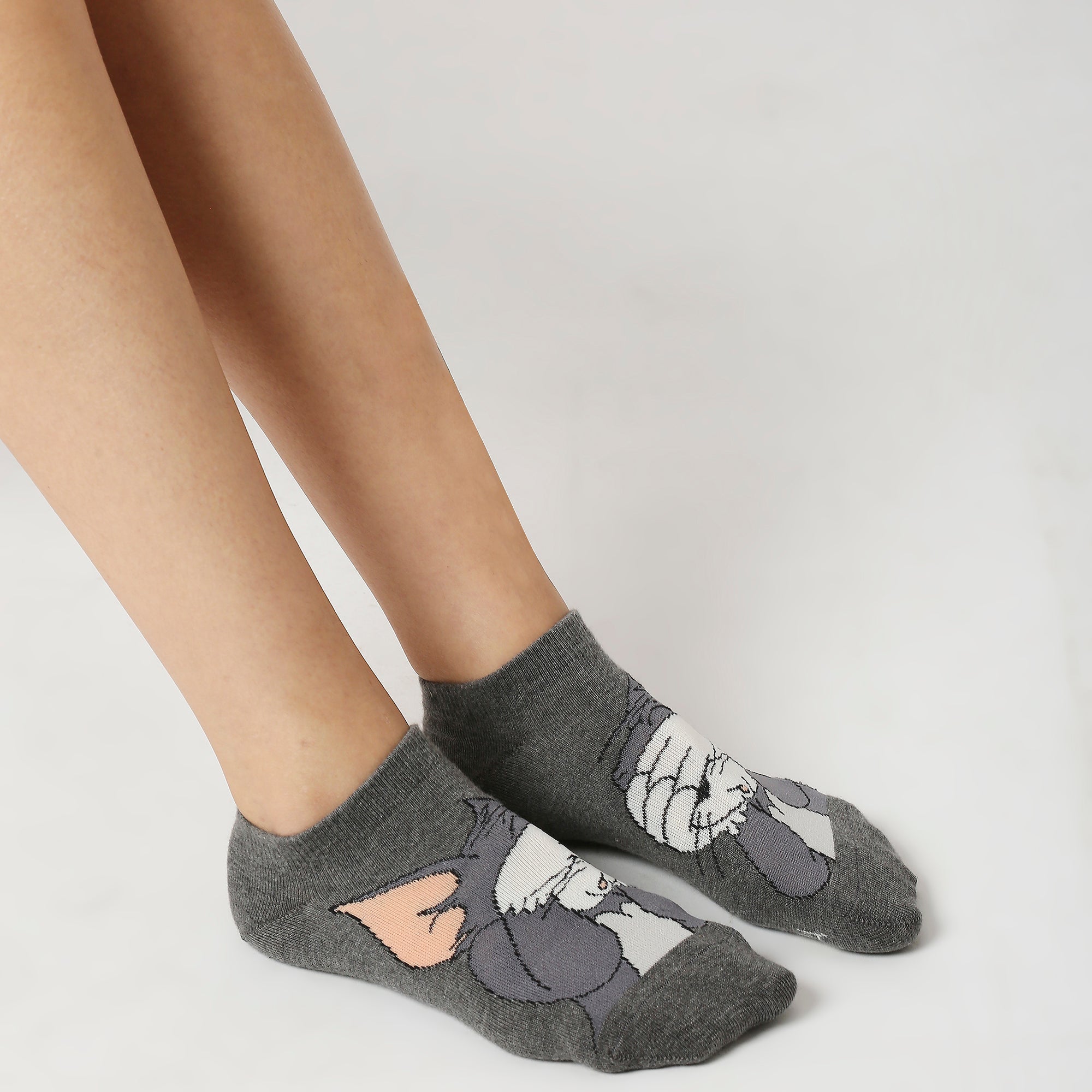 Women’s Tom & Jerry Cartoon Themed Lowcut Socks SocksXpress