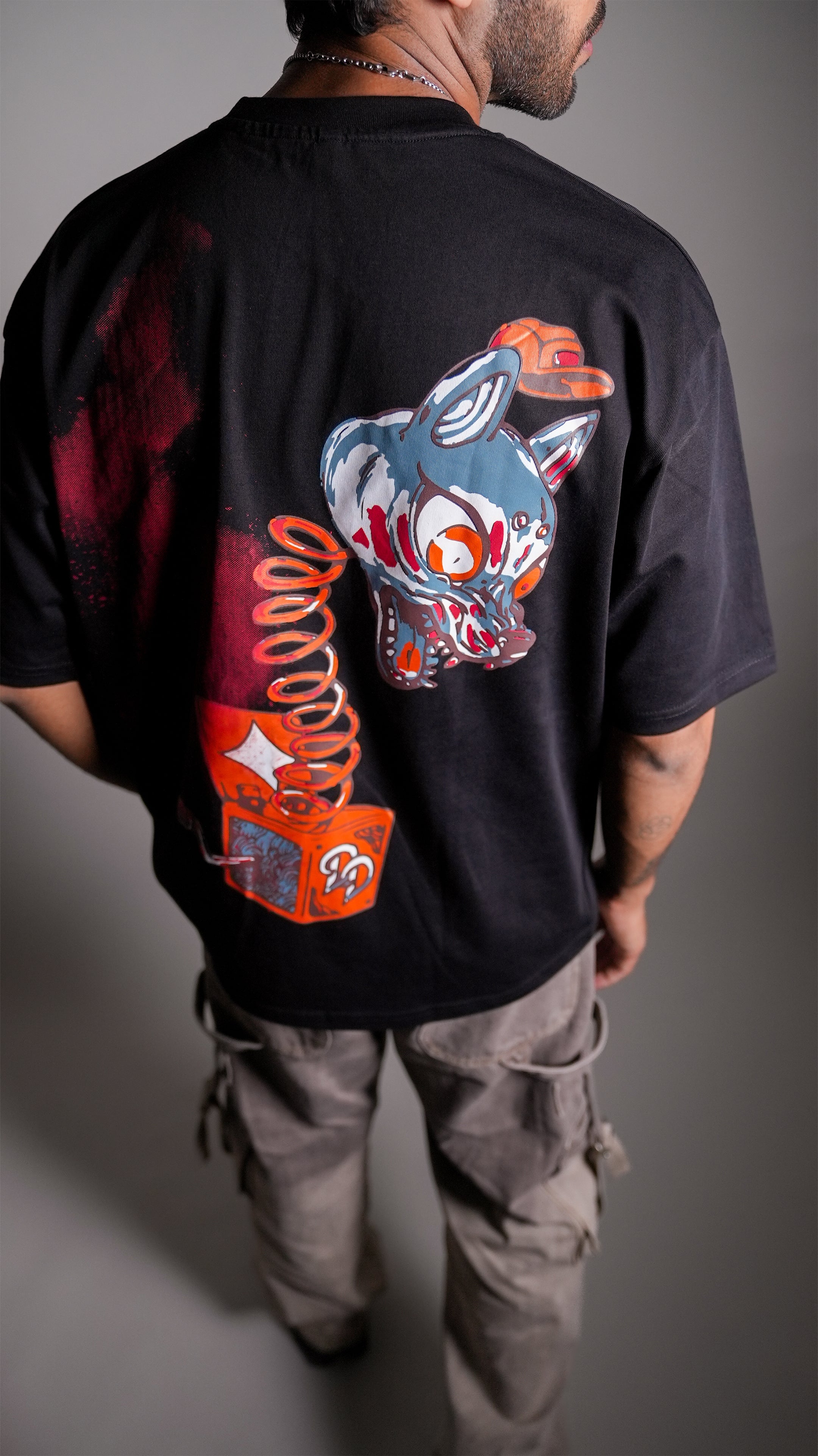 Dark Secret Black Men’S Oversized T-Shirt Rustlines