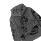 Ashes Anthem Regular Fit Grey Hoodie FLYAF