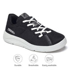 Women’s Aura Black Casual Shoes Plaeto