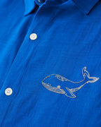 Blue Whale Linen Shirt