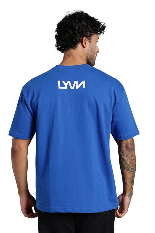 Blue Delulu Oversized T-Shirt