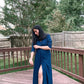 Moh The eternal dhaga – YALE BLUE WRAP DRESS