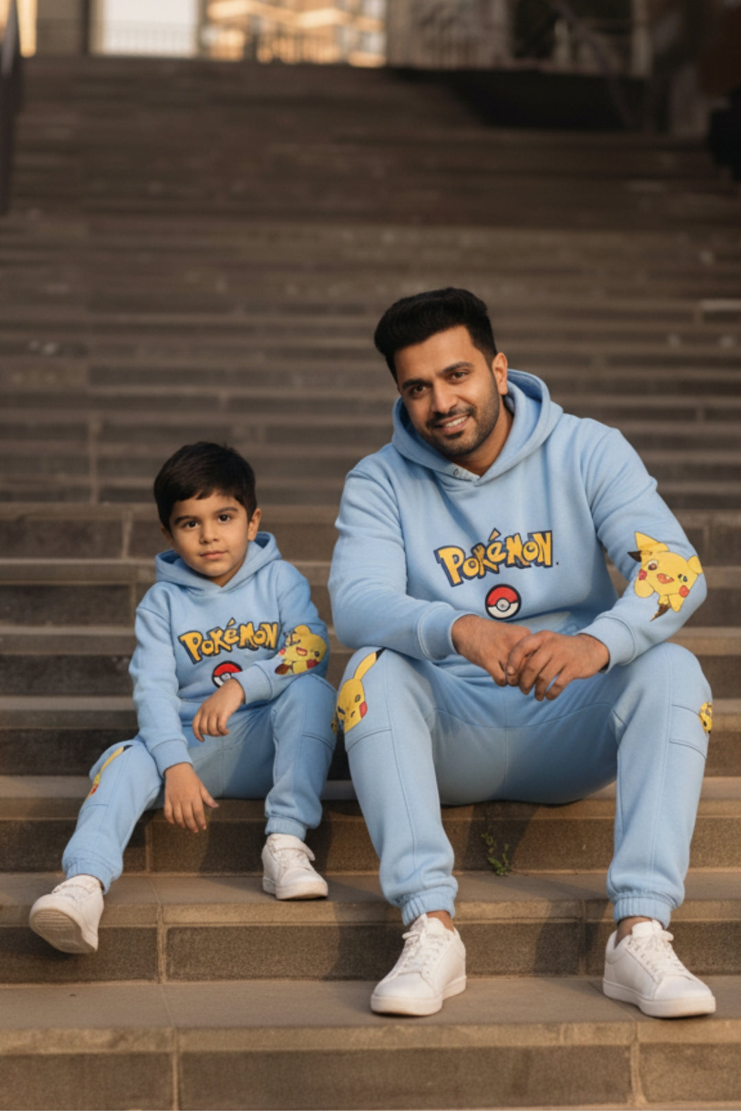 Pokémon Blue Co-Ord Set For Family Nap Chief
