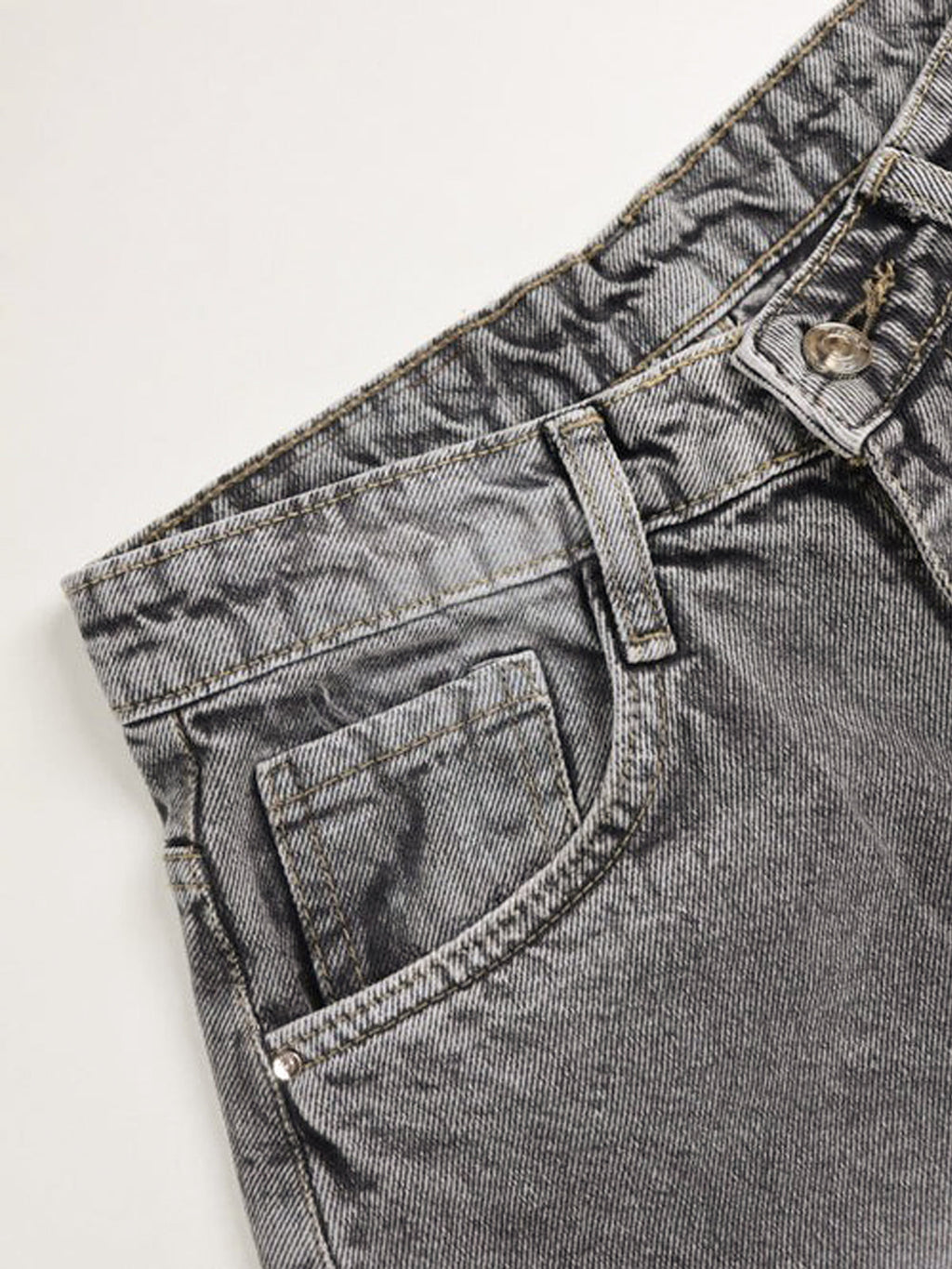 Comet Grey Washed Wide Leg Jeans Stylish Wodrobe