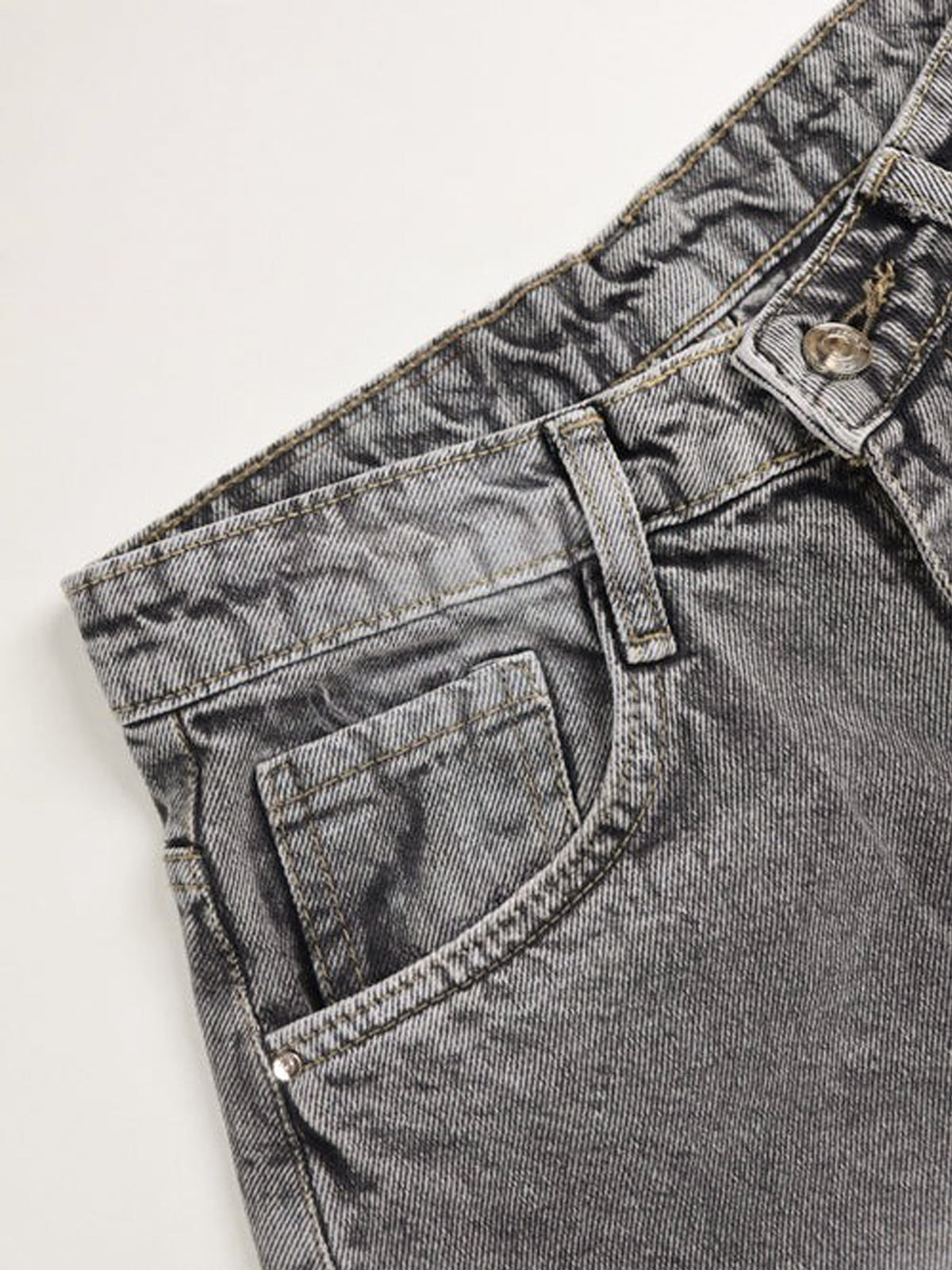 Comet Grey Washed Wide Leg Jeans Stylish Wodrobe