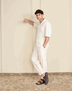 Ivory Renewed Cotton Co-ord Set House of Pure Eco
