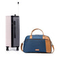Stark+Verve Combo | Ivory/Grey | Two Tone Medium Hard Luggage with Duffle Bag