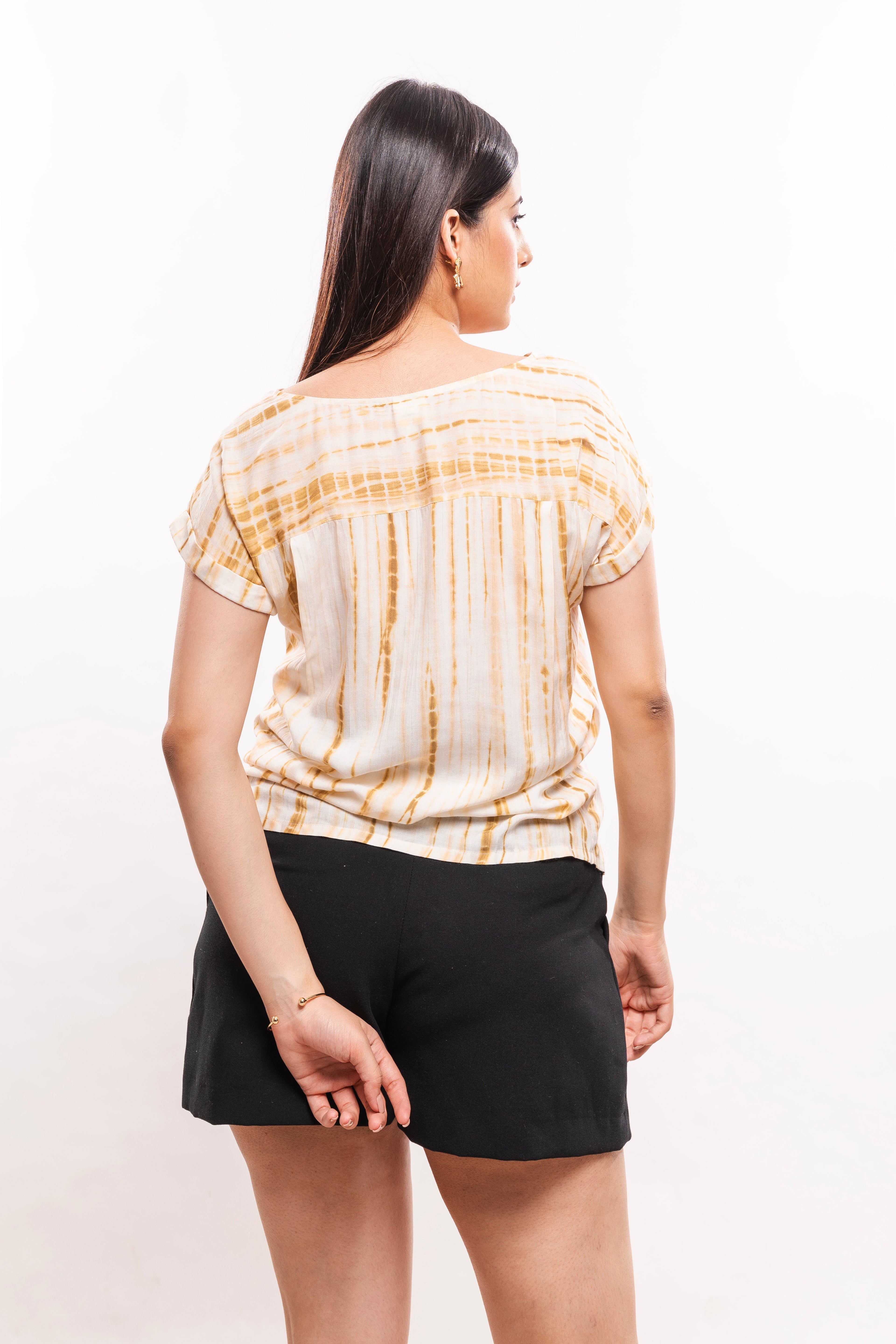 Ivory Tye N Dye Top