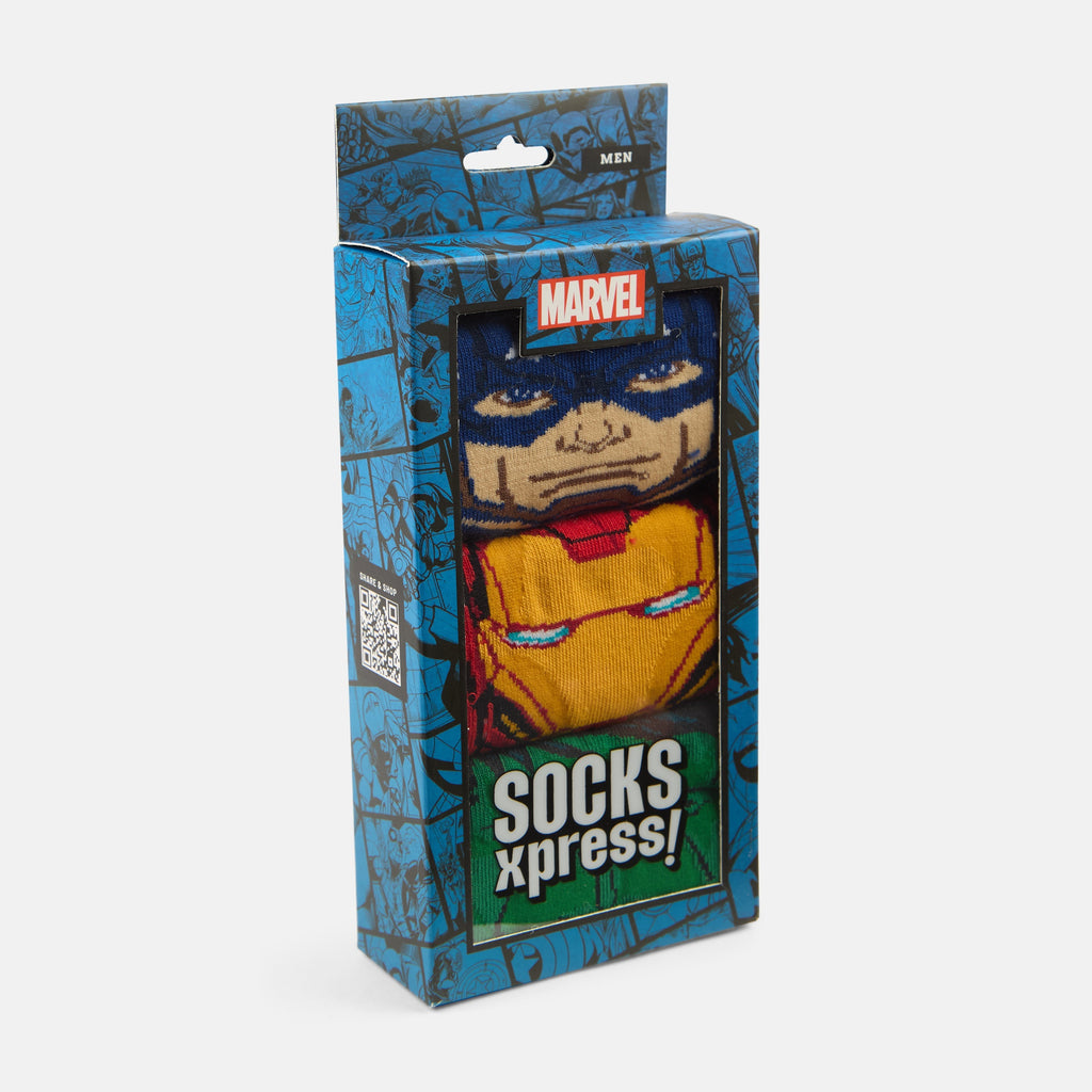 Men’s Marvel Character Themed Ankle Socks SocksXpress