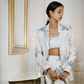 Thai Printed Blazer (as styled by Nancy tyagi at Cannes)