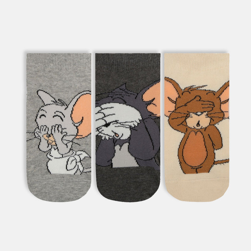 Women’s Tom & Jerry Cartoon Themed Lowcut Socks SocksXpress