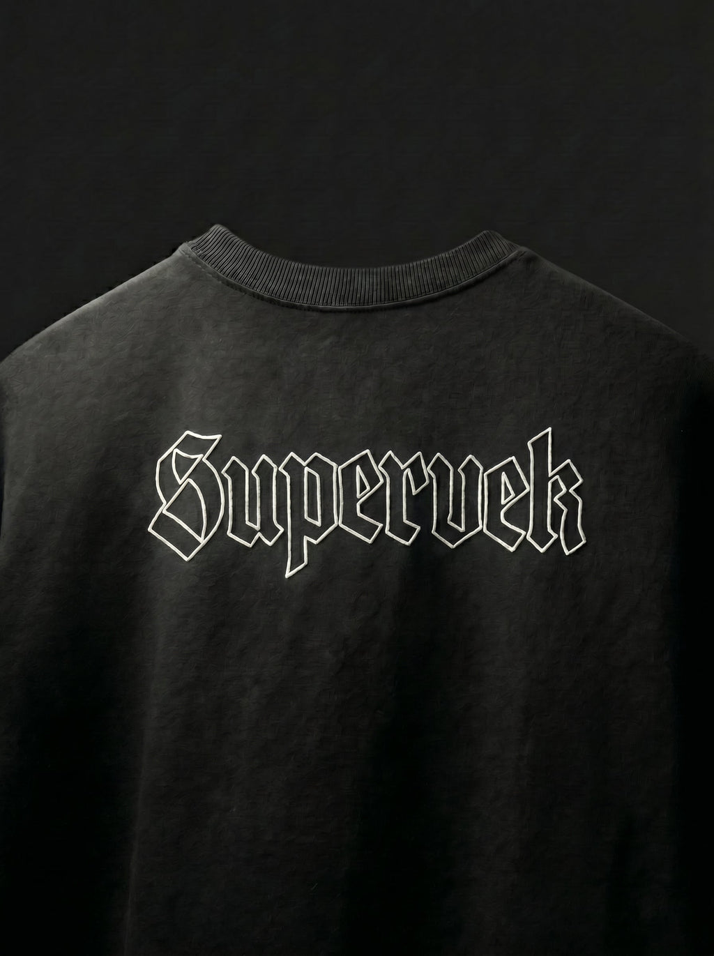 Supervek Black Oversized Tshirt