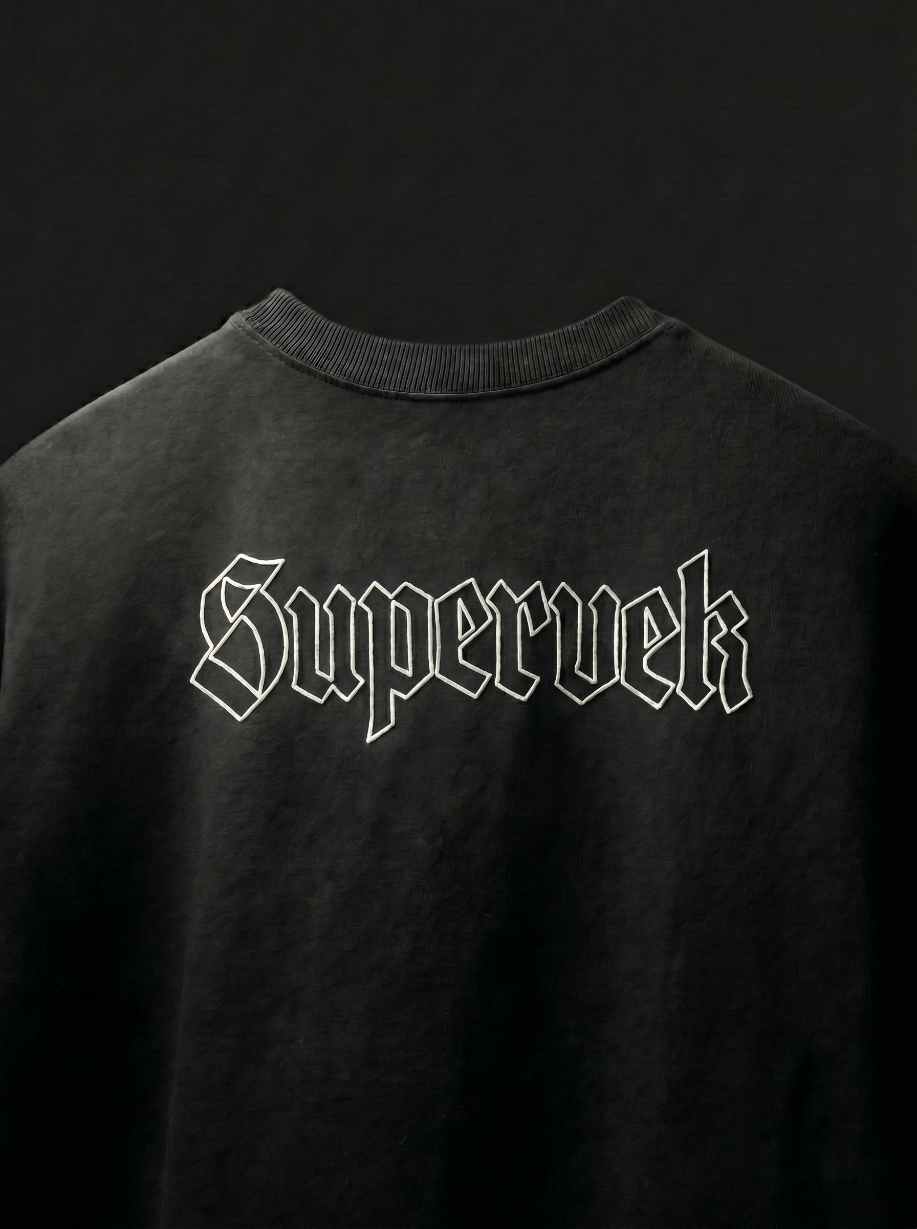 Supervek Black Oversized Tshirt