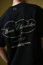 Est. 2022 Printed Oversized Black T-Shirt Main Character