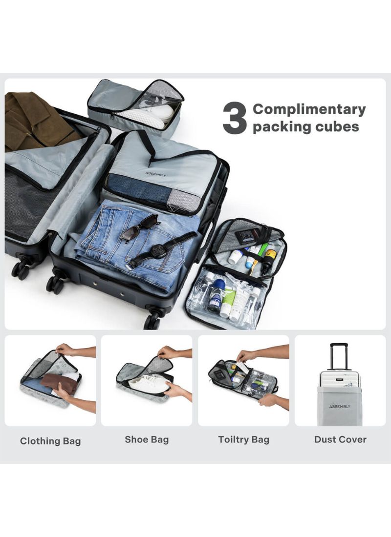 Agile Set | Marble | CabinPro+Laptop Backpack