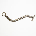 Cuban Chain Bracelet - 10Mm - Rustic Gold Zach