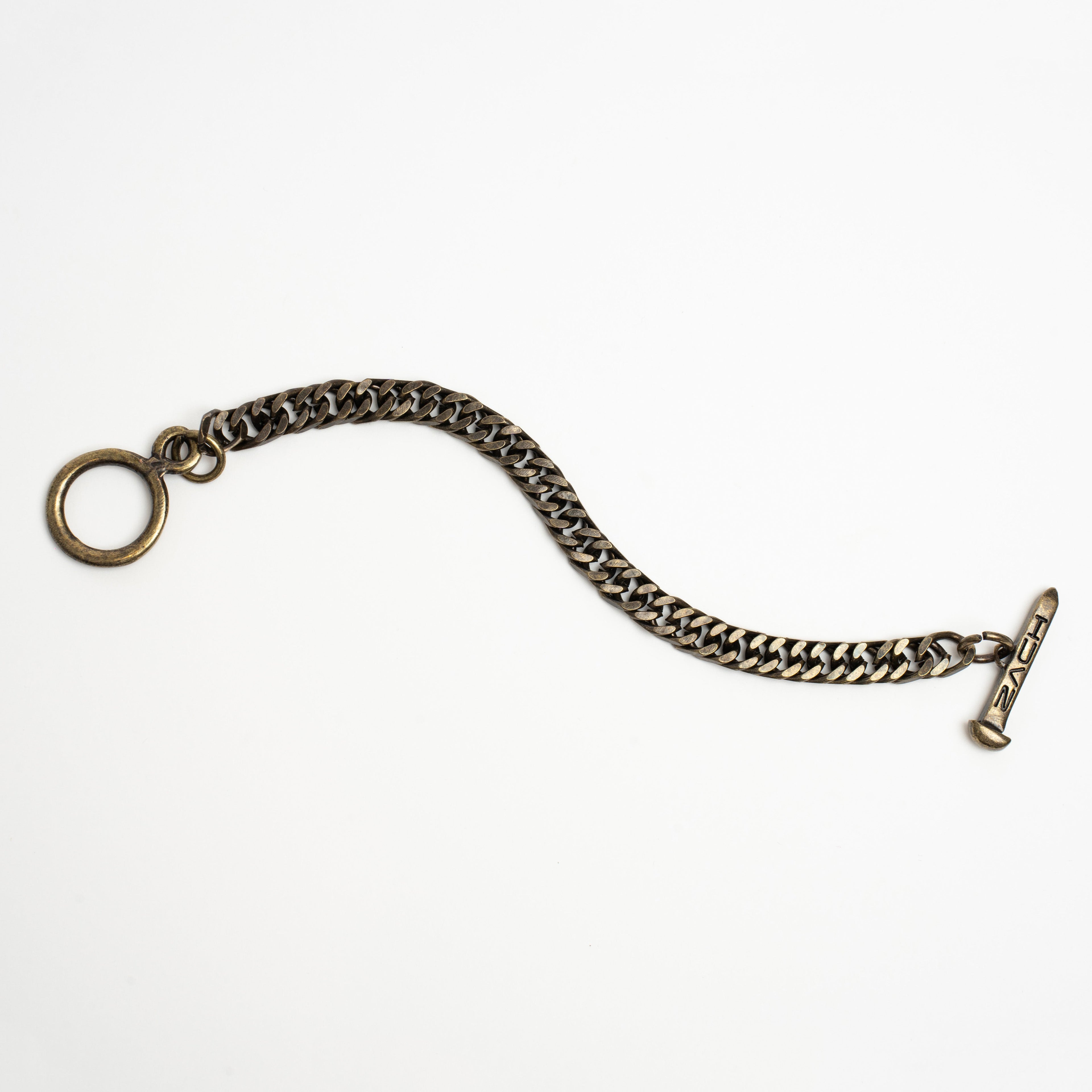 Spiga Chain Bracelet - 8Mm - Rustic Gold Zach