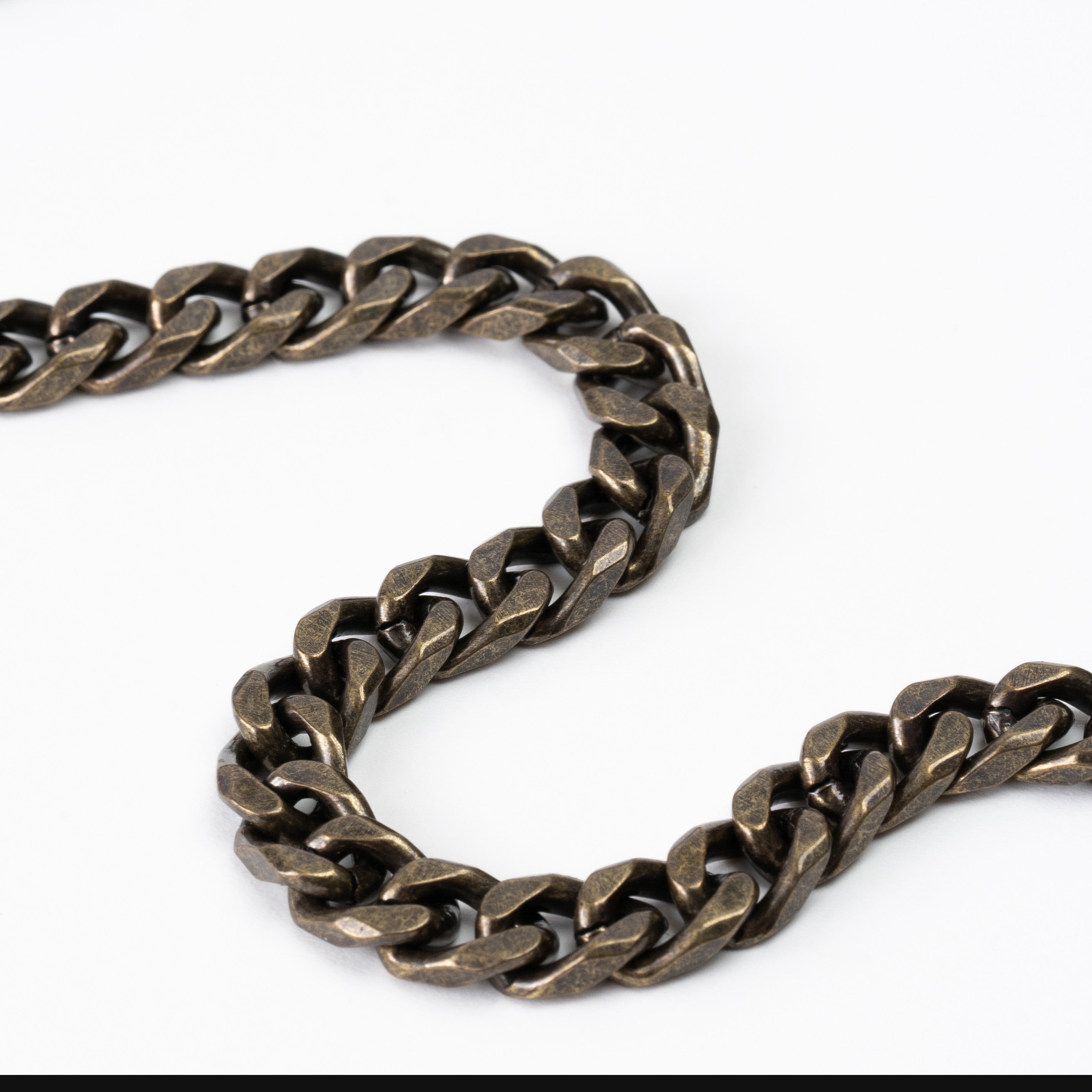 Cuban Neck Chain - 8Mm - Rustic Gold