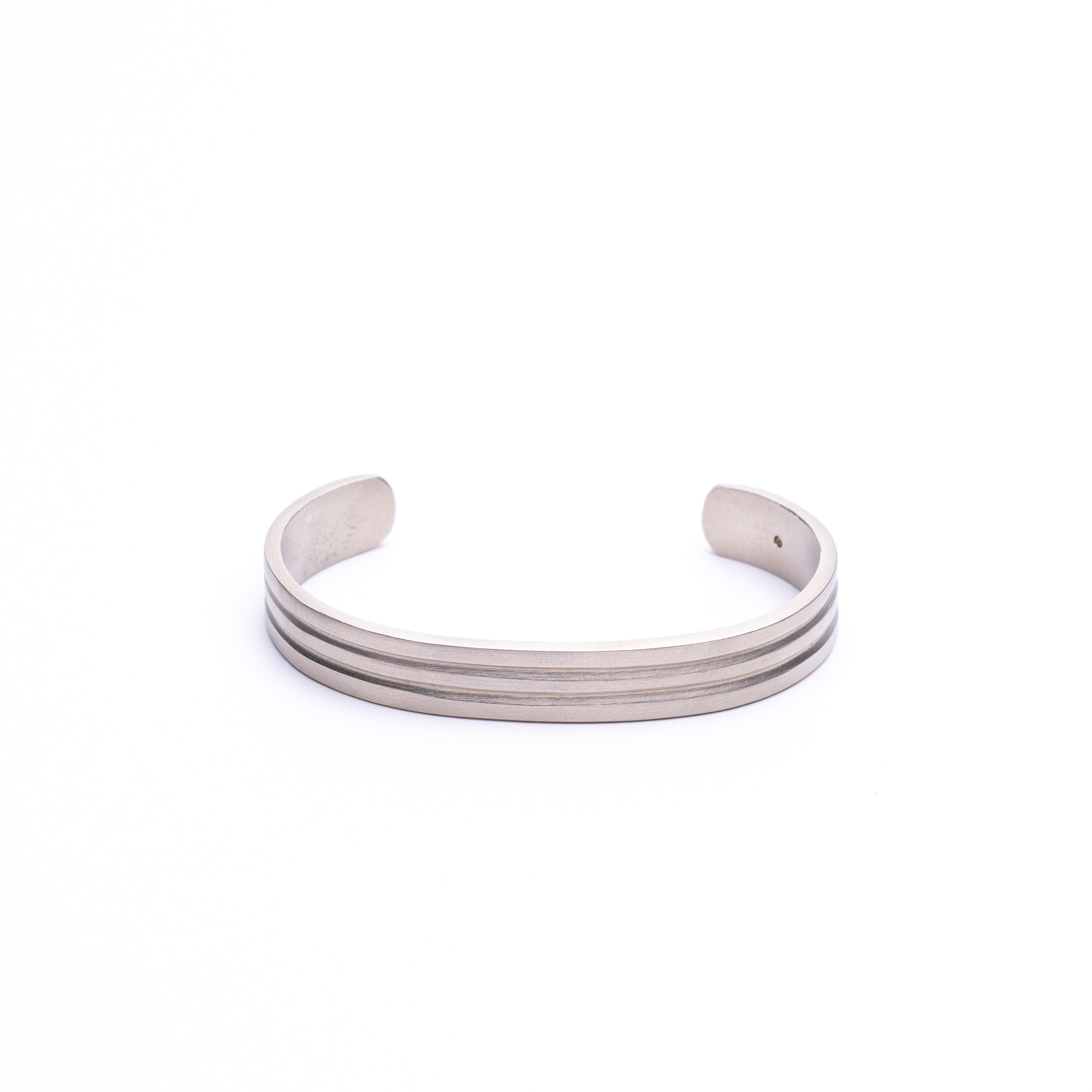 Duality Cuff - Satin Silver Zach